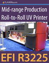 Mid-range Production Roll-to-Roll UV Printer: EFI R3225
